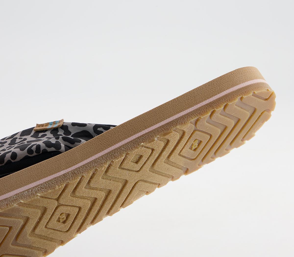 TOMS Piper Flip Flops TOMS Piper Flip Flops Natural Animal Hybrid