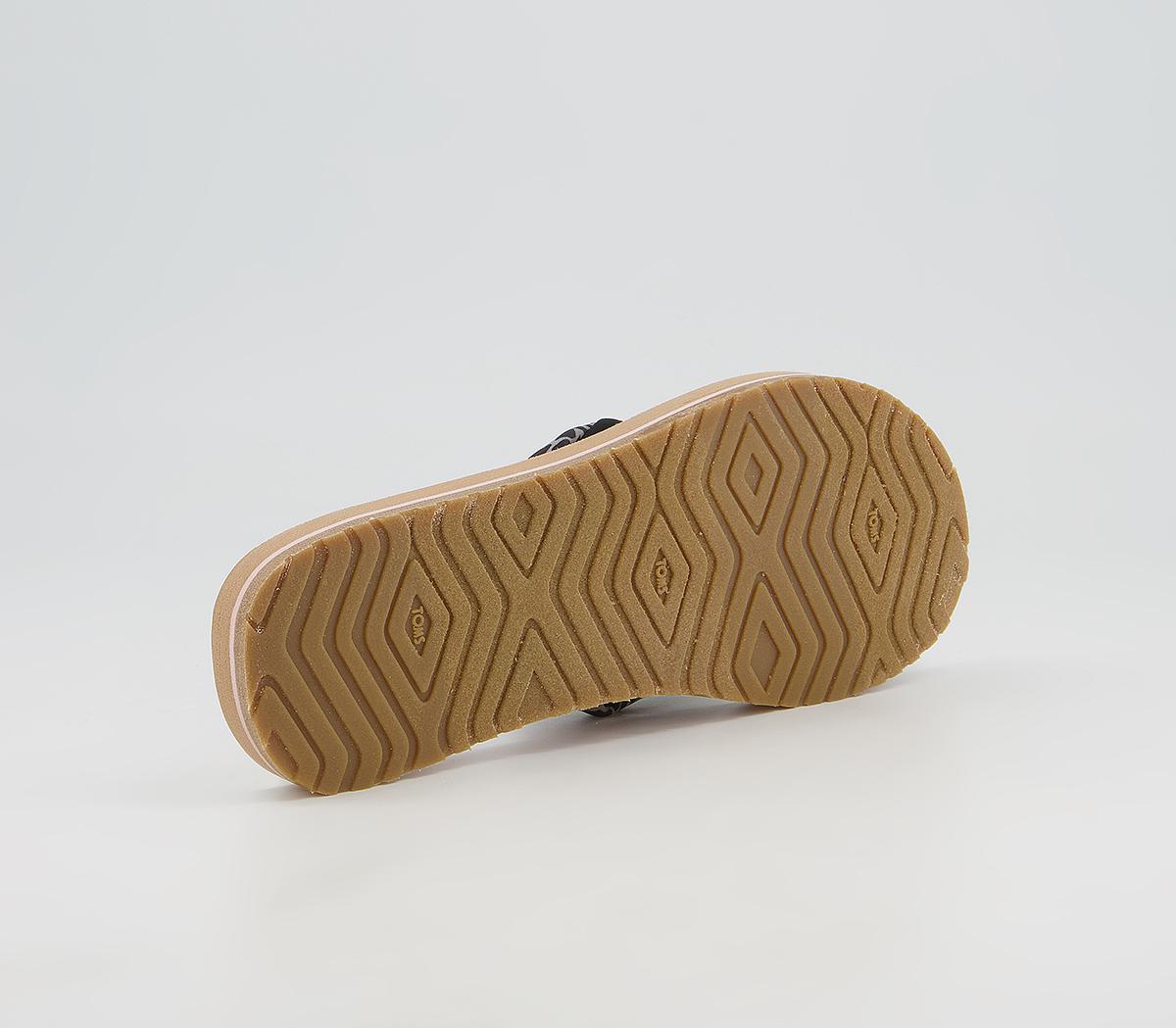 TOMS Piper Flip Flops TOMS Piper Flip Flops Natural Animal Hybrid