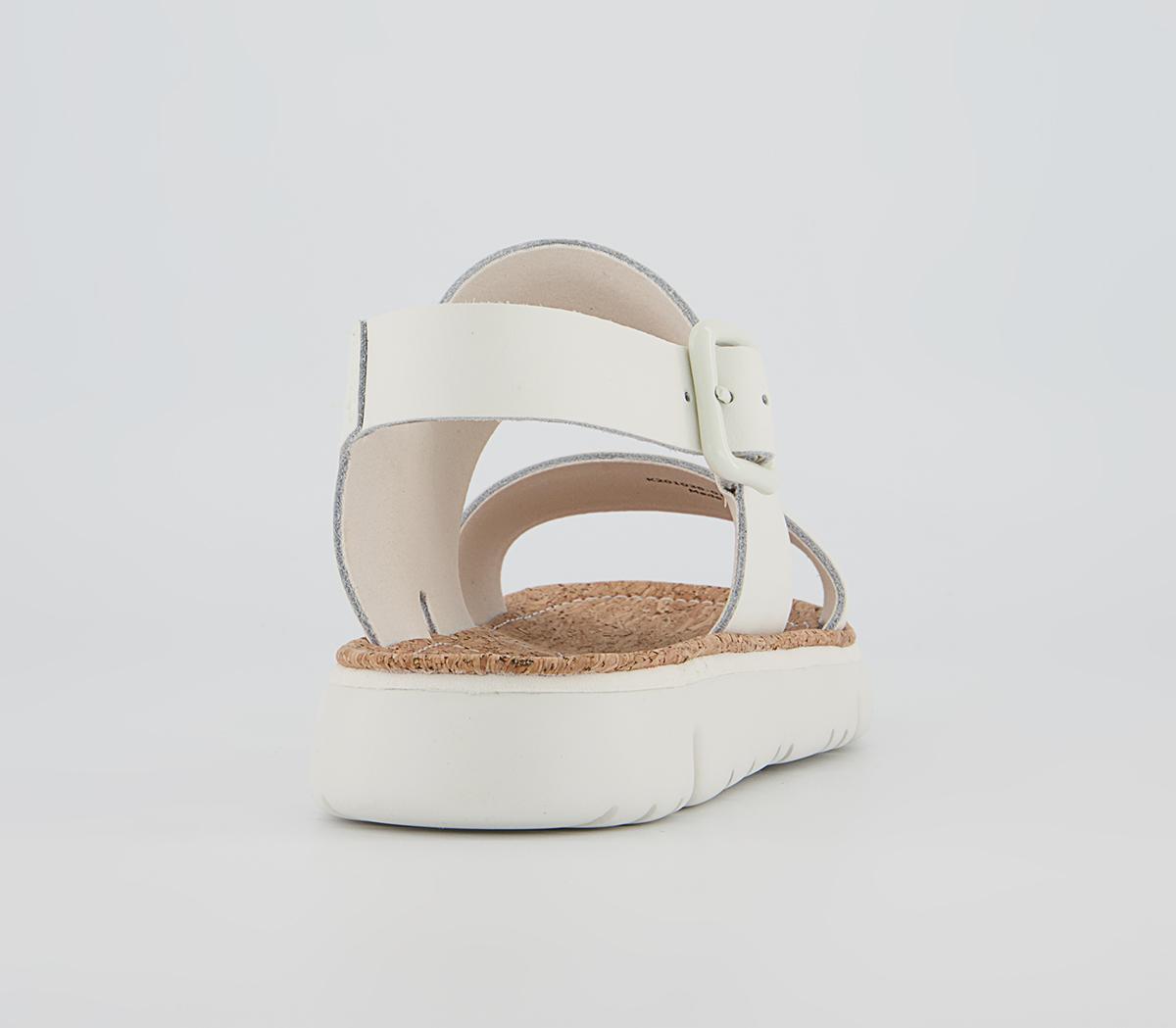 Camper Ogas Sandals Camper Ogas Sandals White Natural
