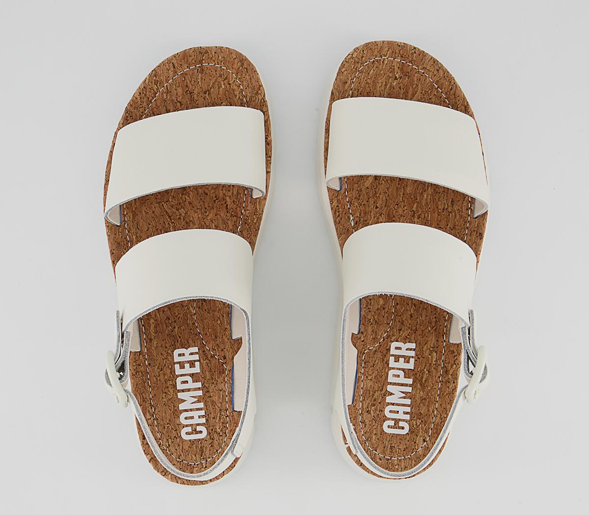 Camper Ogas Sandals Camper Ogas Sandals White Natural