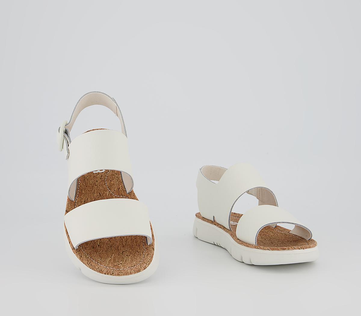 Camper Ogas Sandals Camper Ogas Sandals White Natural