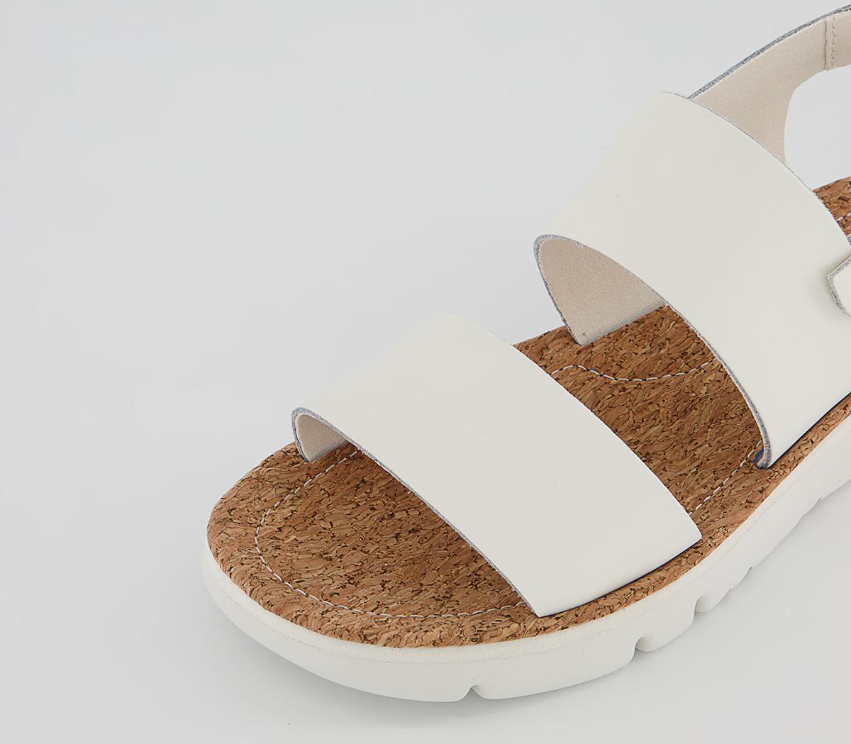 Camper Ogas Sandals Camper Ogas Sandals White Natural
