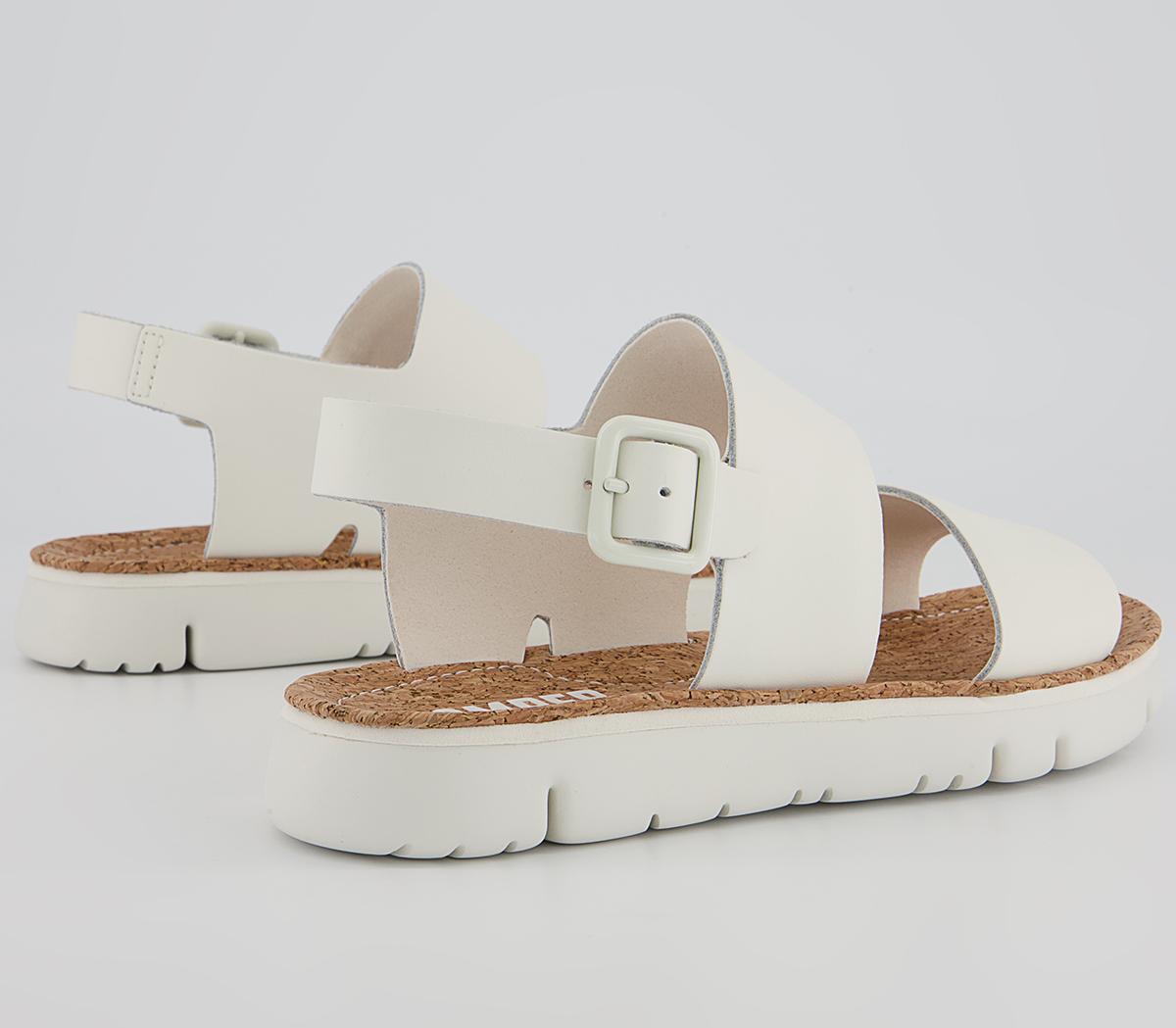 Camper Ogas Sandals Camper Ogas Sandals White Natural