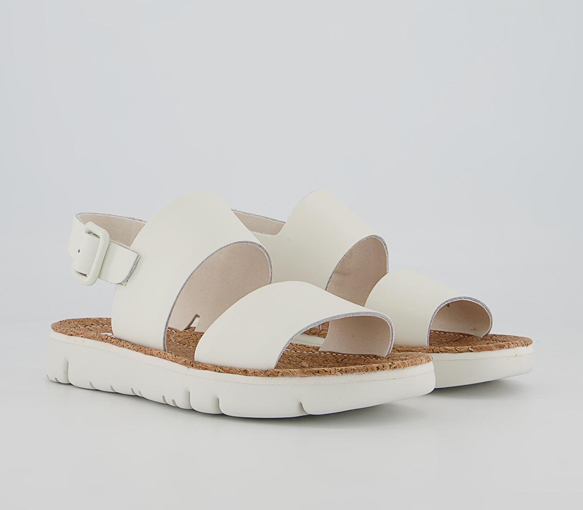 Camper Ogas Sandals Camper Ogas Sandals White Natural