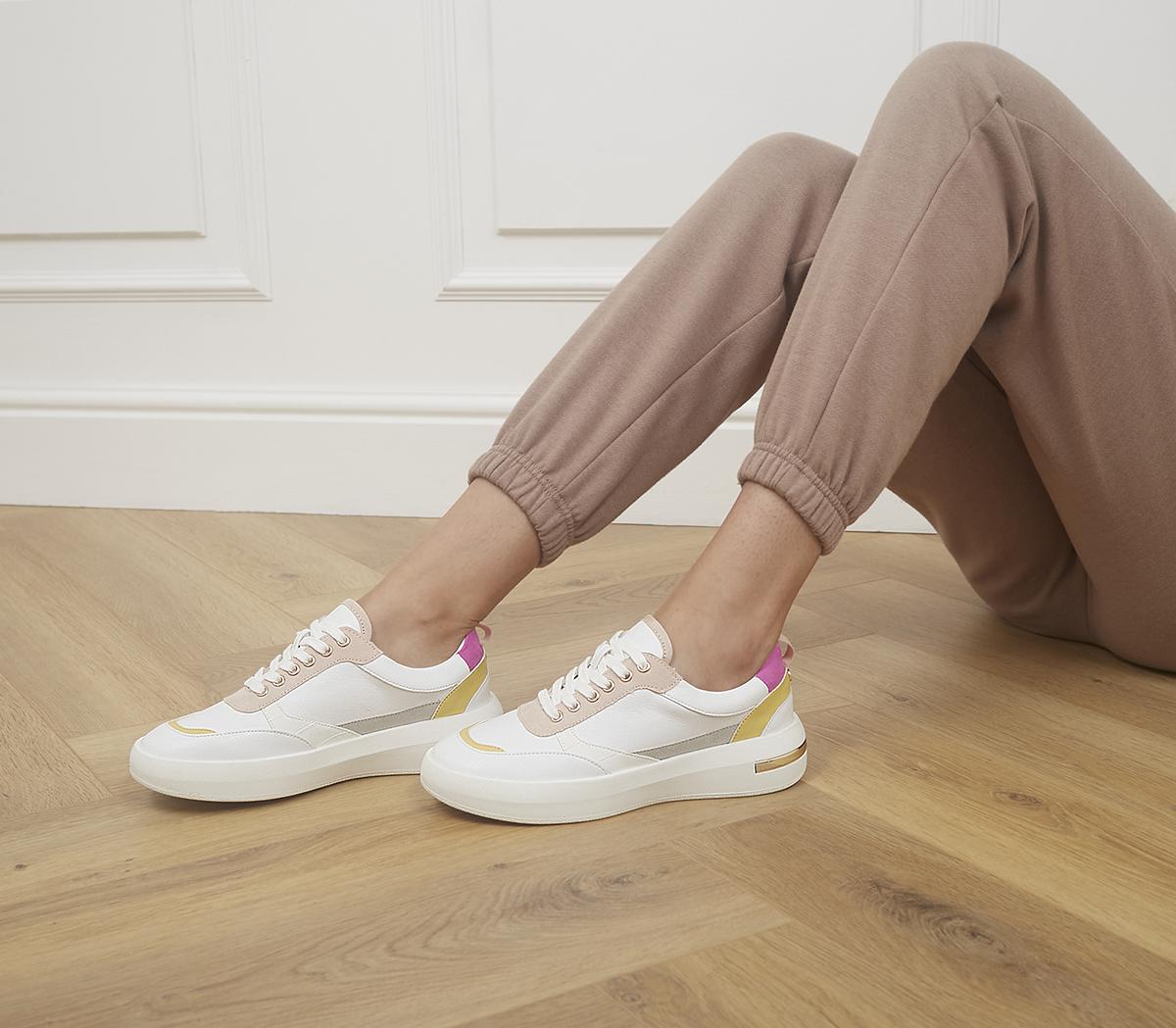 office pink trainers