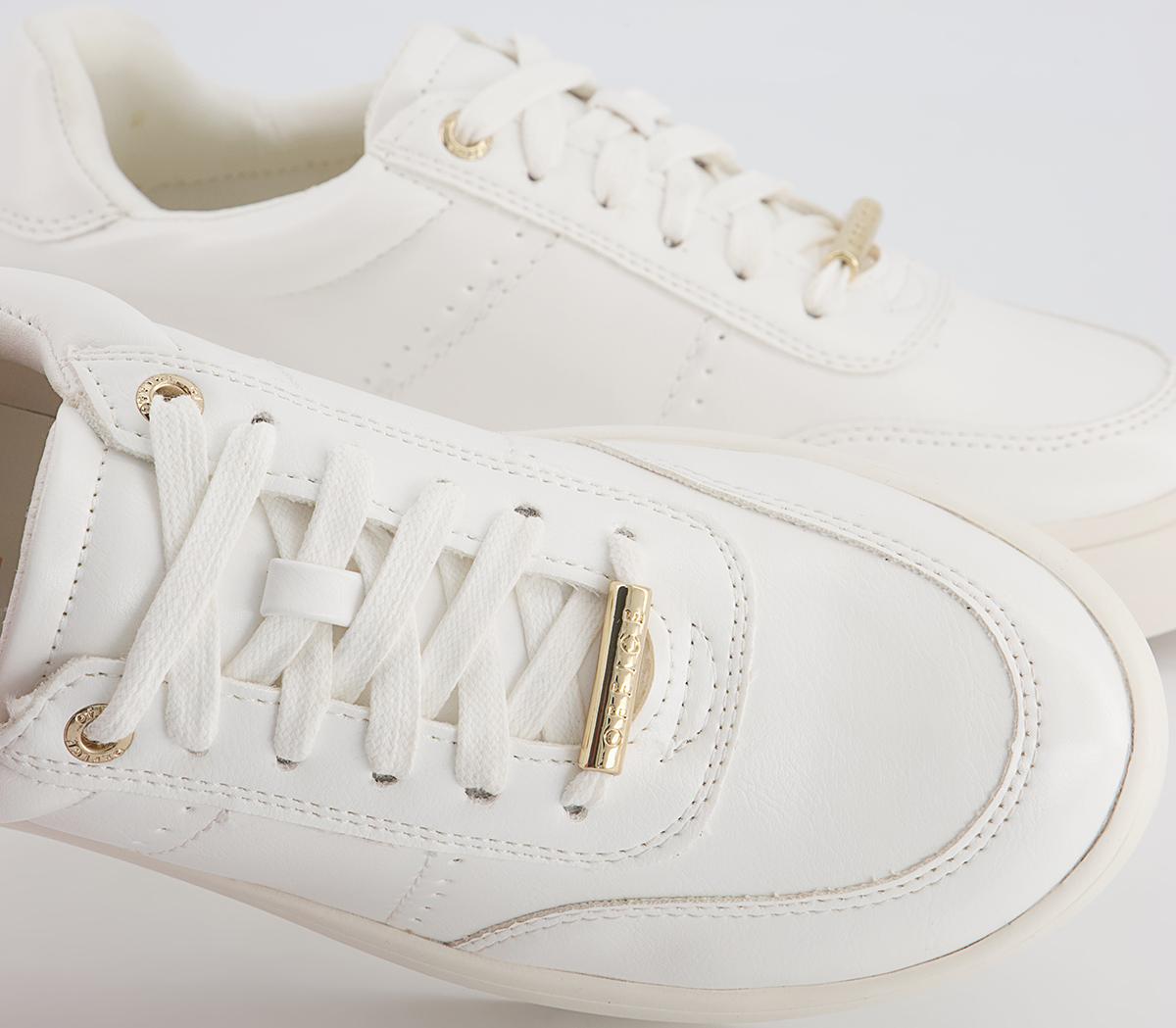 Office Foremost Lace Up Trainers Office Foremost Lace Up Trainers White