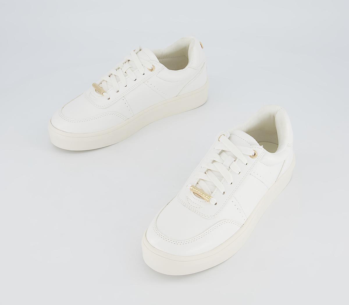 Office Foremost Lace Up Trainers Office Foremost Lace Up Trainers White