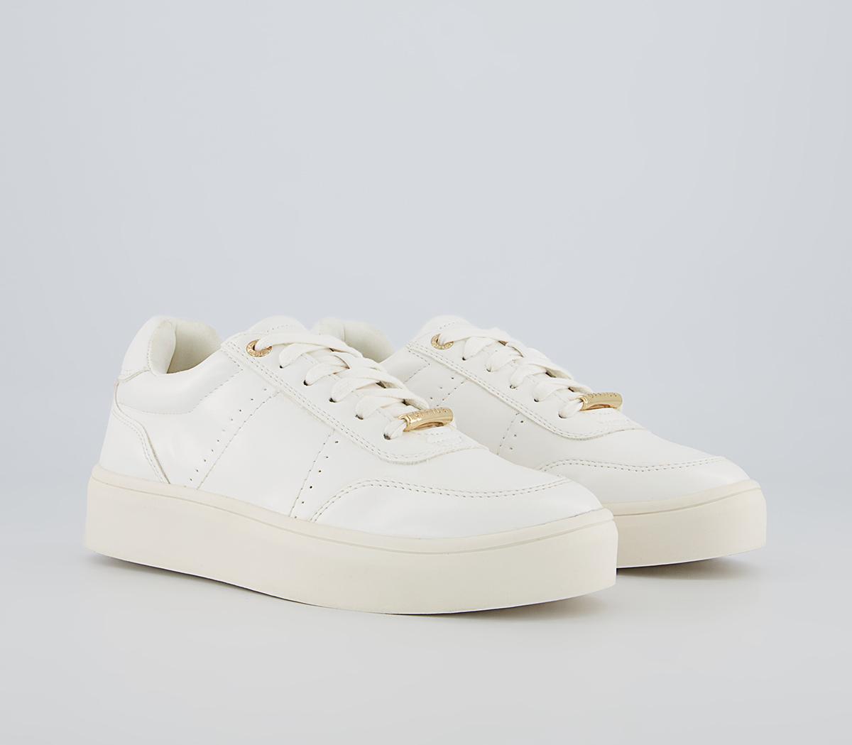 Office Foremost Lace Up Trainers Office Foremost Lace Up Trainers White