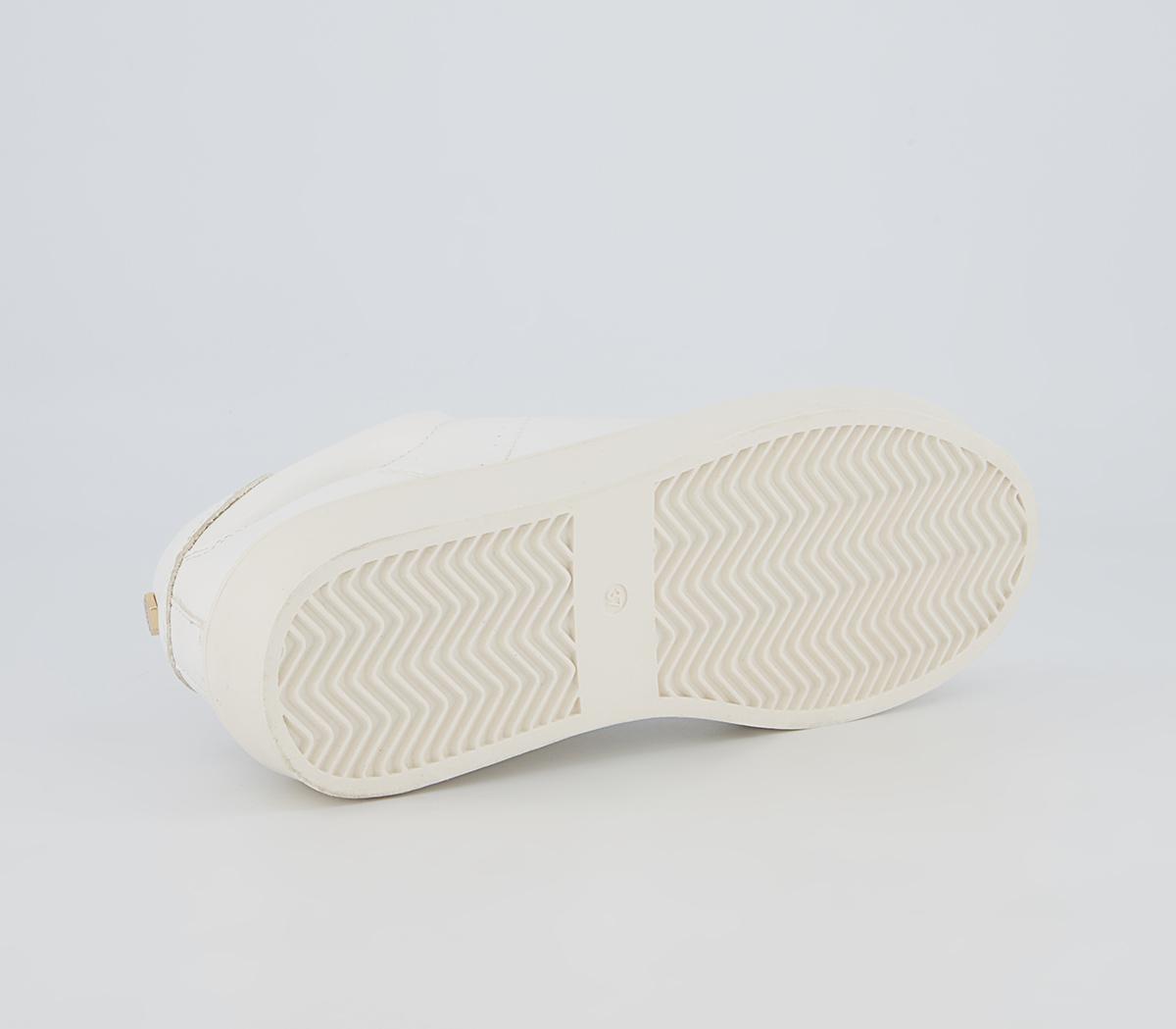 Office Foremost Lace Up Trainers Office Foremost Lace Up Trainers White