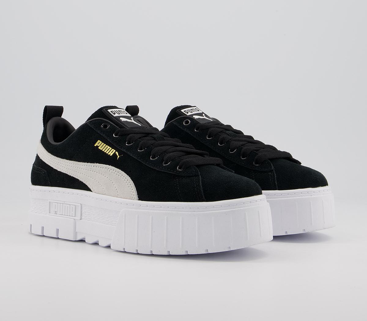 PUMA Mayze Trainers Black White - Women's Trainers