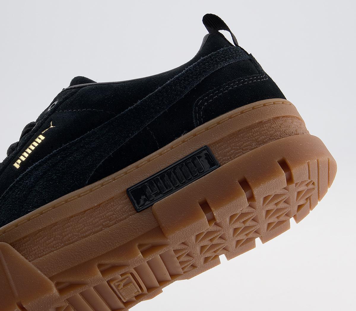 Puma Mayze Trainers Puma Mayze Trainers Puma Black Team Gold