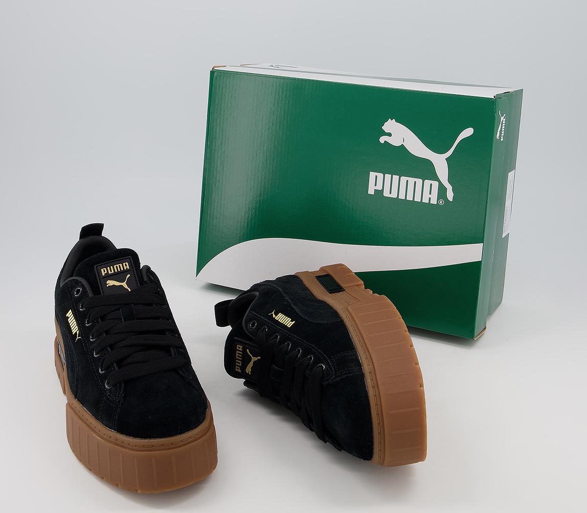 Puma Mayze Trainers Puma Mayze Trainers Puma Black Team Gold