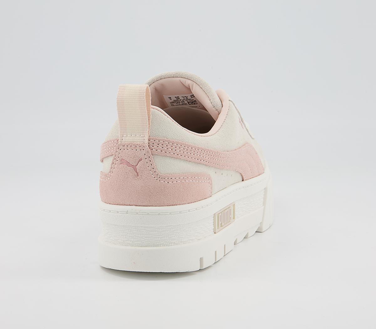 Puma Mayze Trainers Puma Mayze Trainers Ivory Glow Silver Peony Rose Gold Exclusive