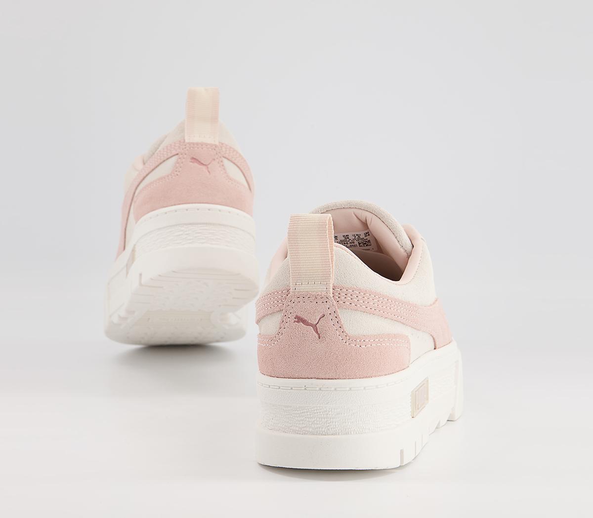 Puma Mayze Trainers Puma Mayze Trainers Ivory Glow Silver Peony Rose Gold Exclusive