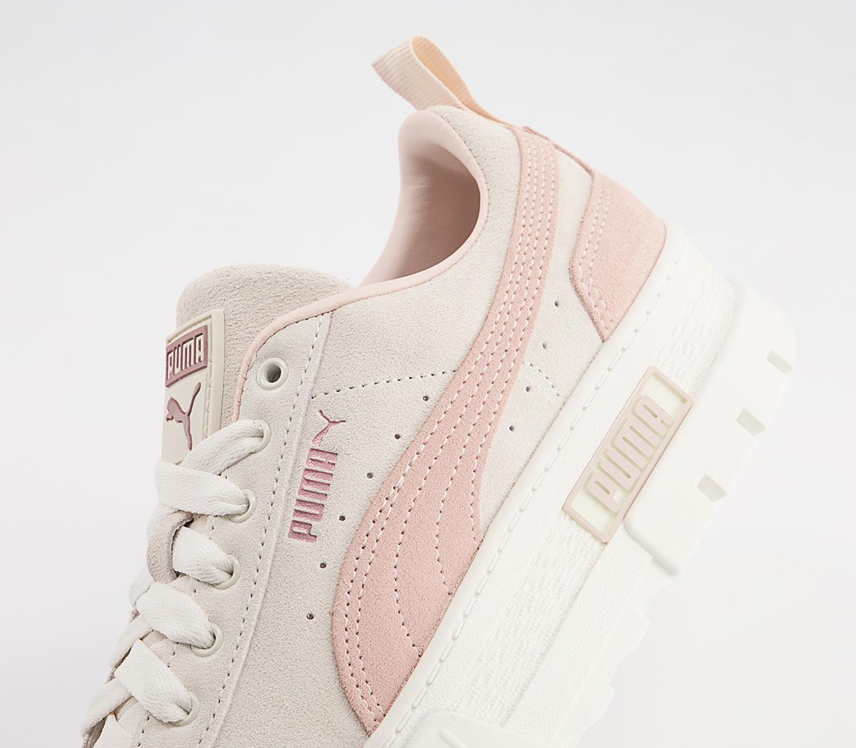 Puma Mayze Trainers Puma Mayze Trainers Ivory Glow Silver Peony Rose Gold Exclusive