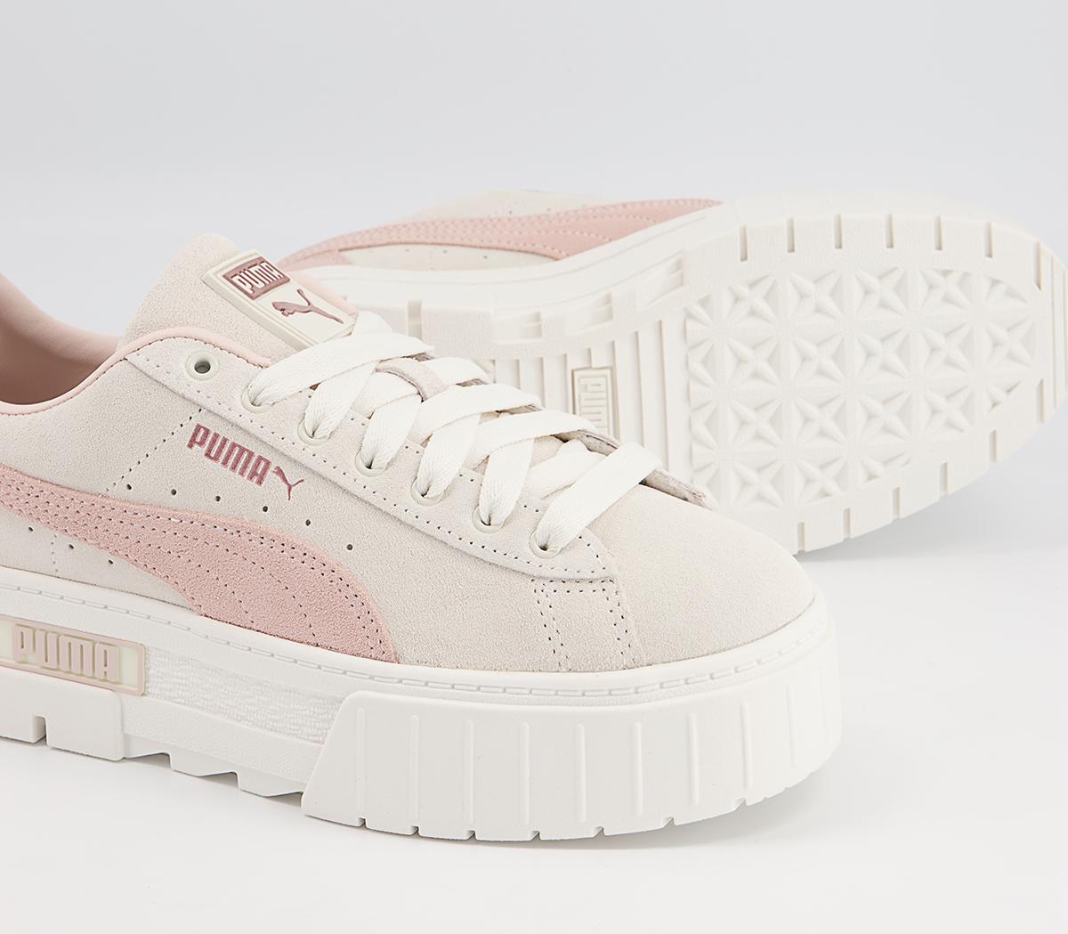 Puma Mayze Trainers Puma Mayze Trainers Ivory Glow Silver Peony Rose Gold Exclusive