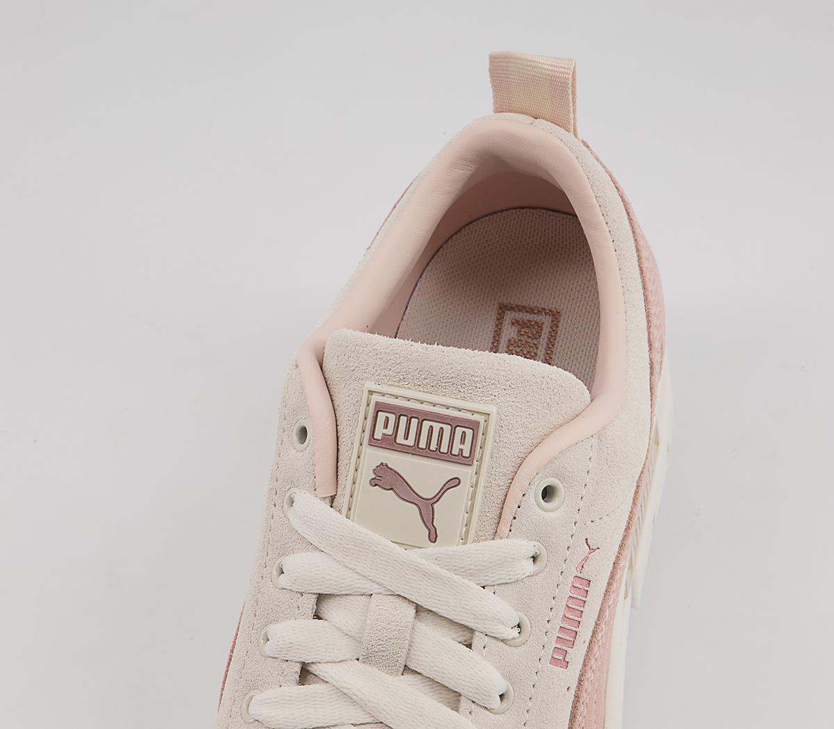 Puma Mayze Trainers Puma Mayze Trainers Ivory Glow Silver Peony Rose Gold Exclusive