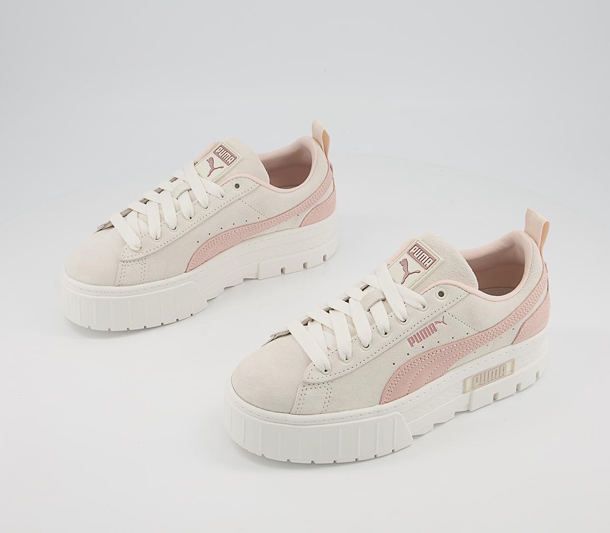 Puma Mayze Trainers Puma Mayze Trainers Ivory Glow Silver Peony Rose Gold Exclusive