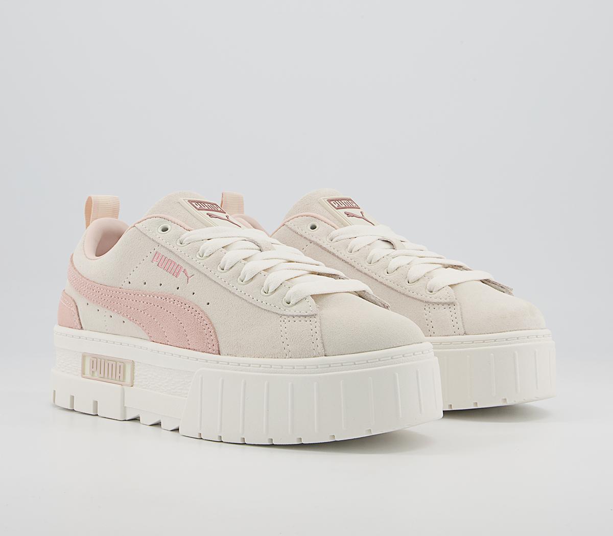 Puma Mayze Trainers Puma Mayze Trainers Ivory Glow Silver Peony Rose Gold Exclusive
