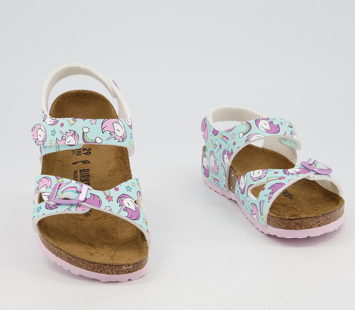 BIRKENSTOCK Colorado Kids Sandals BIRKENSTOCK Colorado Kids Sandals Seafoam Unicorn