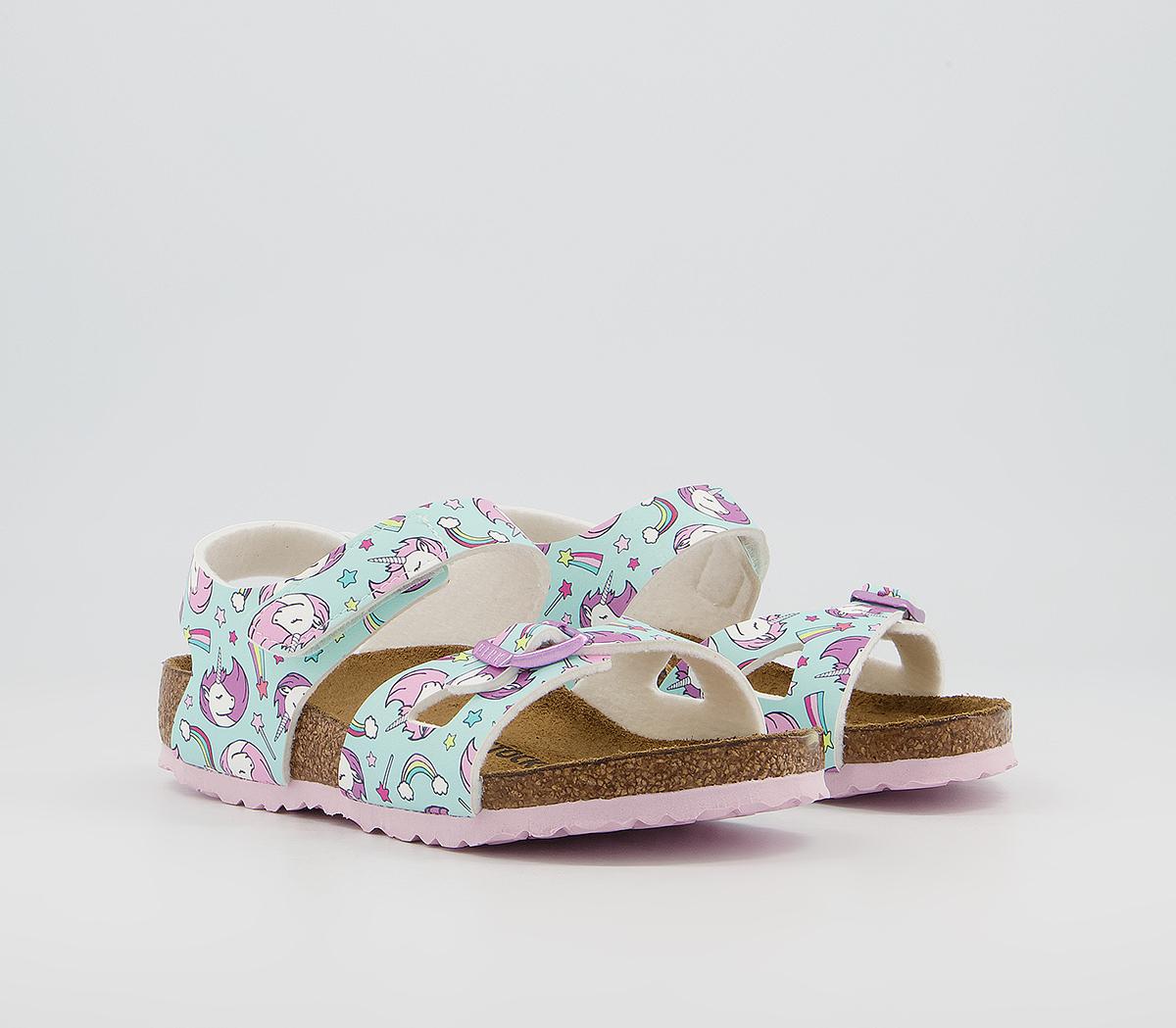 BIRKENSTOCK Colorado Kids Sandals BIRKENSTOCK Colorado Kids Sandals Seafoam Unicorn