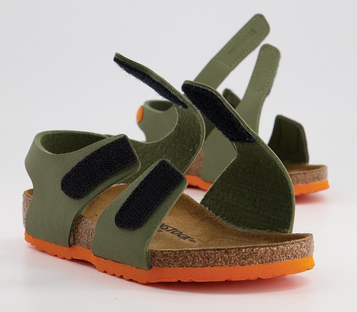 BIRKENSTOCK Palu Kids Sandals BIRKENSTOCK Palu Kids Sandals Desert Soil Green Orange