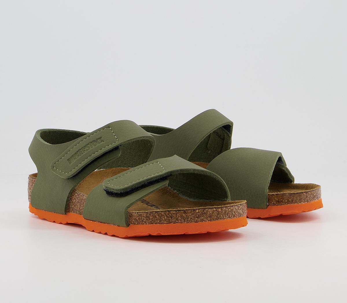BIRKENSTOCK Palu Kids Sandals BIRKENSTOCK Palu Kids Sandals Desert Soil Green Orange