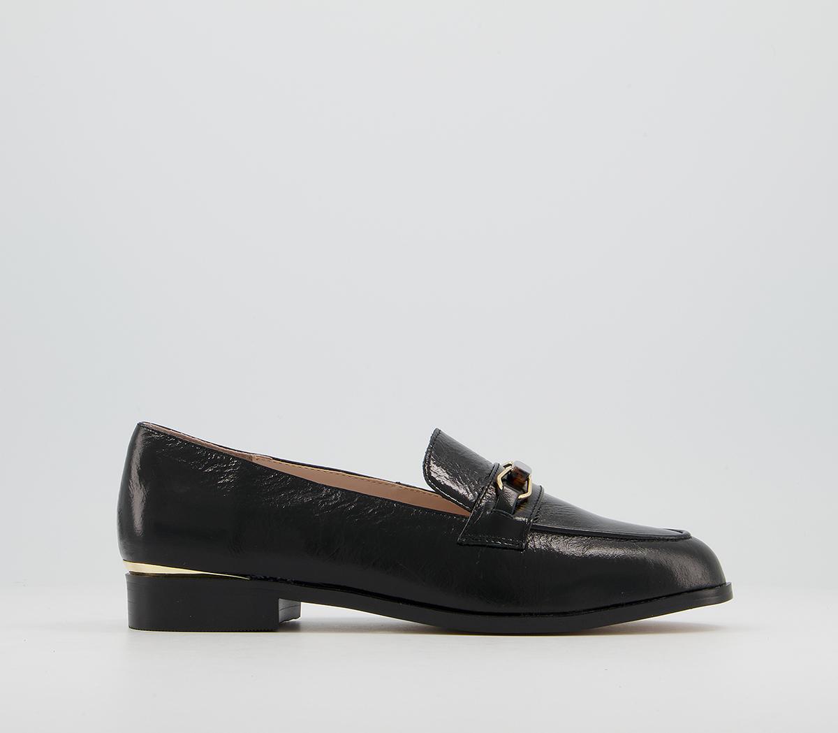 OFFICEFirst Hand Snaffle Trim Loafer ShoesBlack Leather