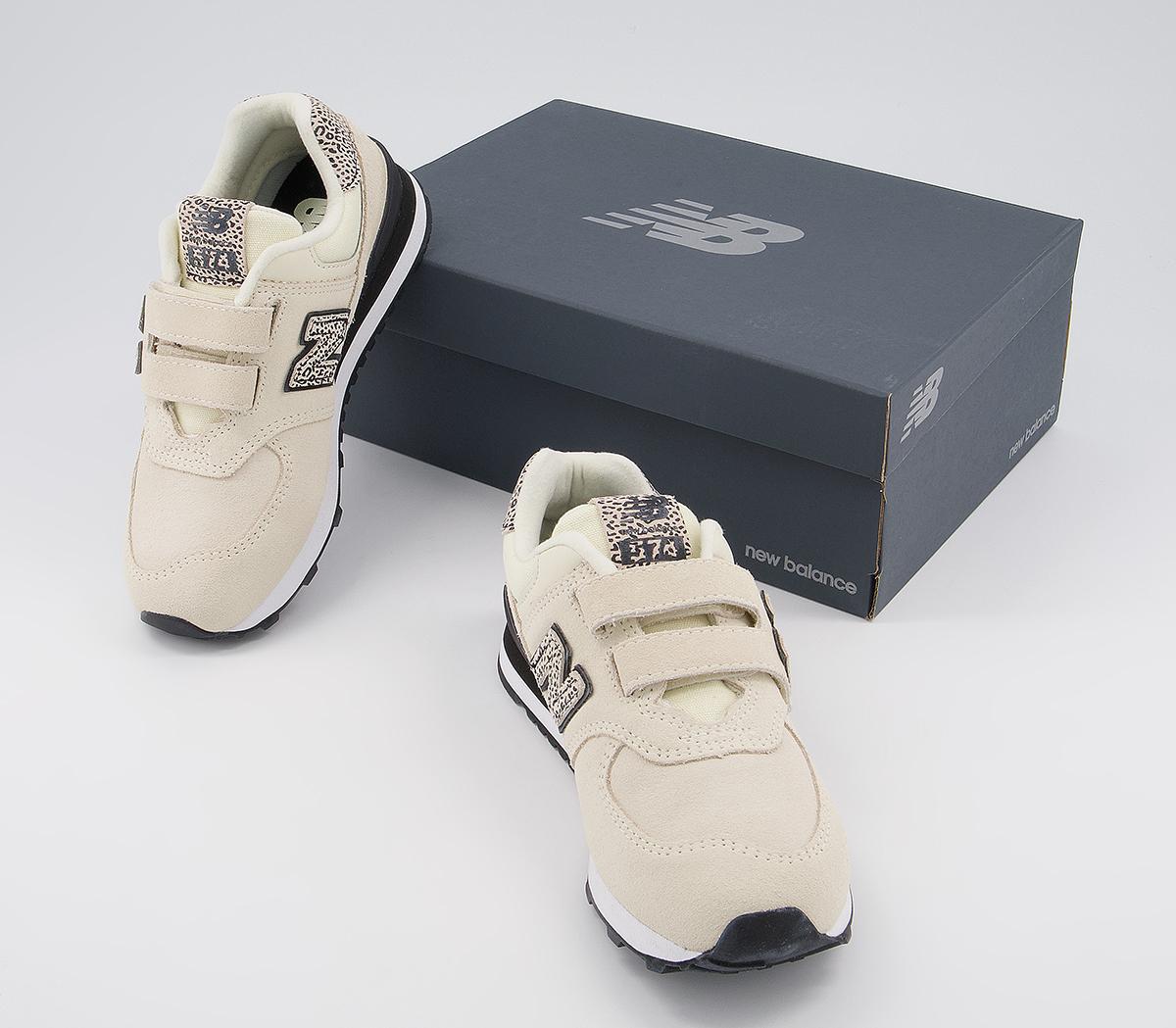 New Balance574 Kids V TrainersWhite Leopard