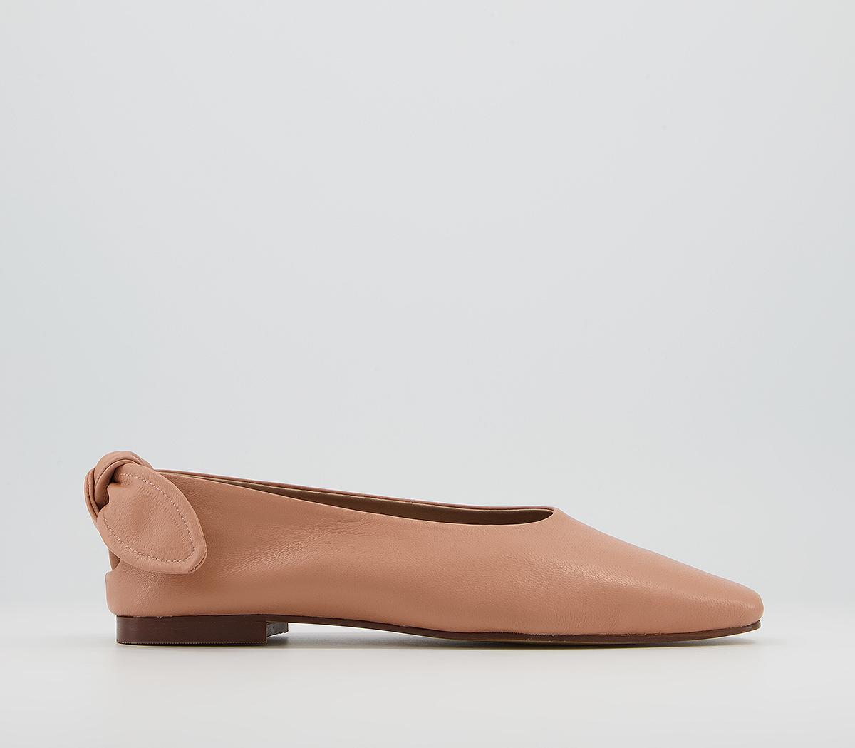 Soft leather flat on sale shoes