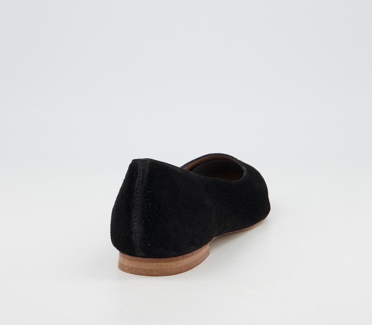 Office Friendly Soft Almond Toe Pumps Office Friendly Soft Almond Toe Pumps Black Suede