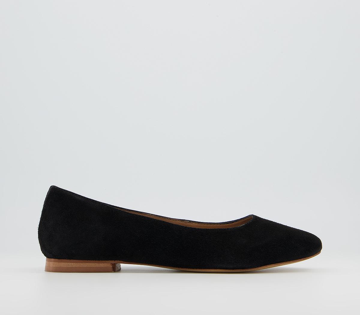 Office hot sale black flats