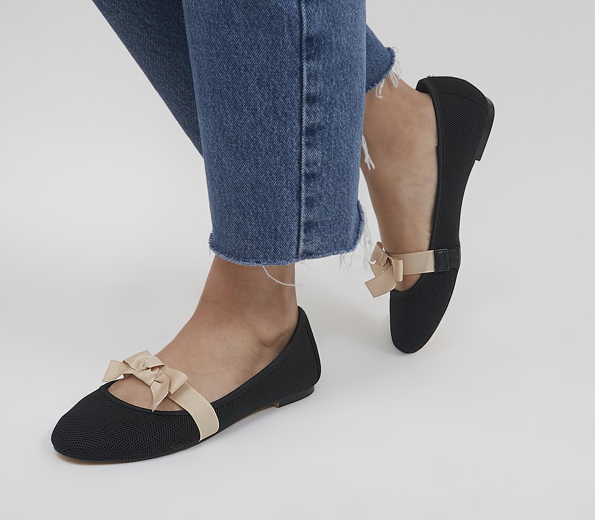 Flats with clearance bow strap