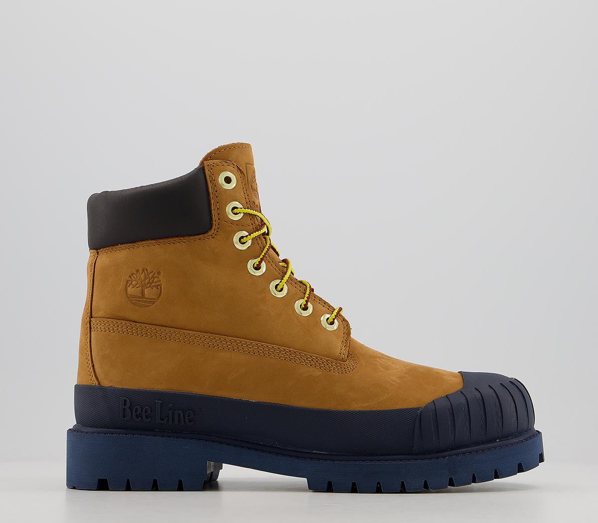 Timberland6 In Premium Rubber Toe BootsWheat Navy