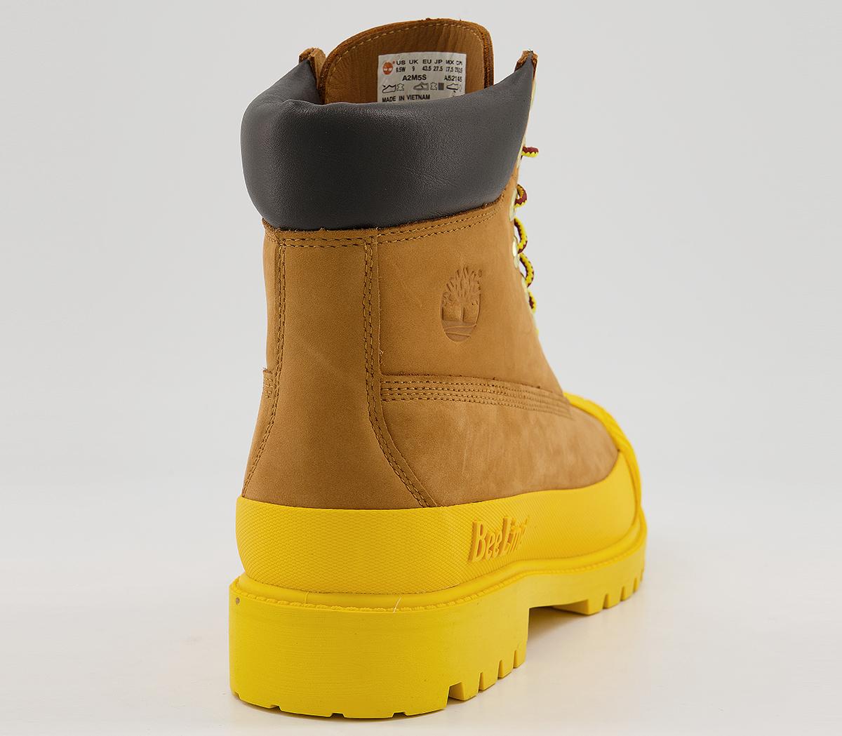 Timberland6 In Premium Rubber Toe BootsWheat Yellow
