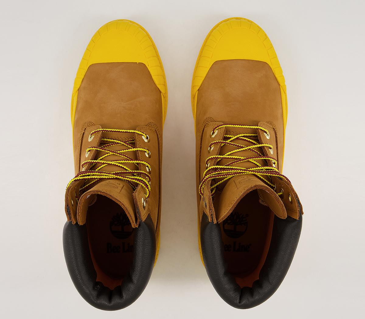 Timberland6 In Premium Rubber Toe BootsWheat Yellow