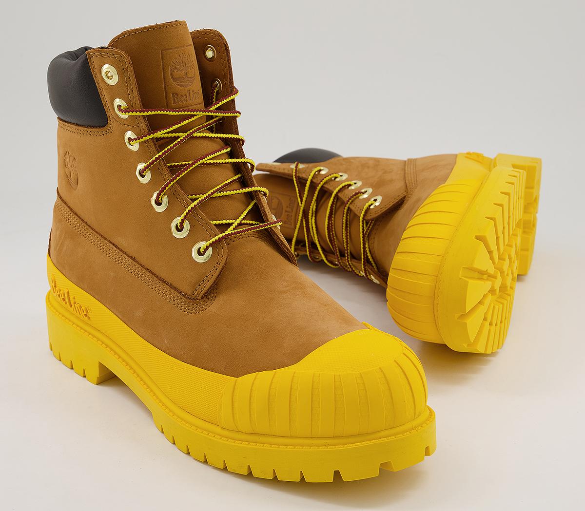 Timberland6 In Premium Rubber Toe BootsWheat Yellow