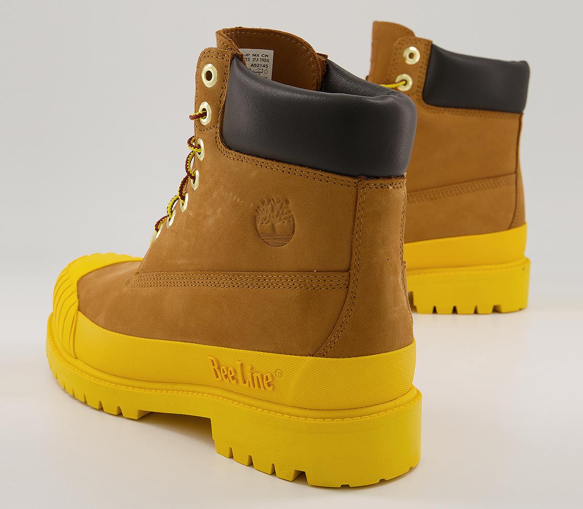 Timberland6 In Premium Rubber Toe BootsWheat Yellow
