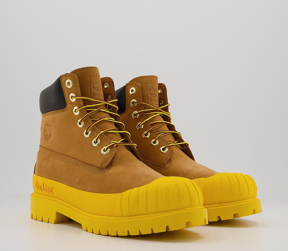 Timberland6 In Premium Rubber Toe BootsWheat Yellow
