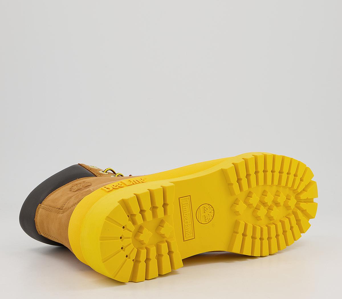 Timberland6 In Premium Rubber Toe BootsWheat Yellow