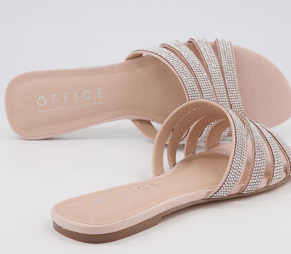 OFFICESolace Embellished MulesBlush Embellished