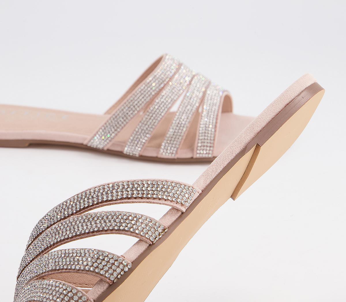 OFFICESolace Embellished MulesBlush Embellished