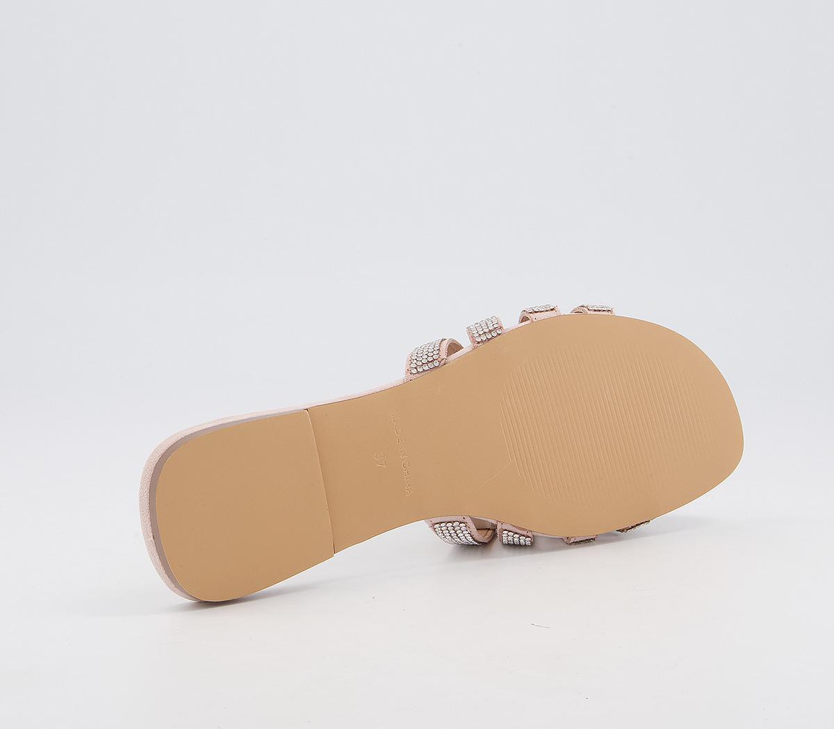OFFICESolace Embellished MulesBlush Embellished