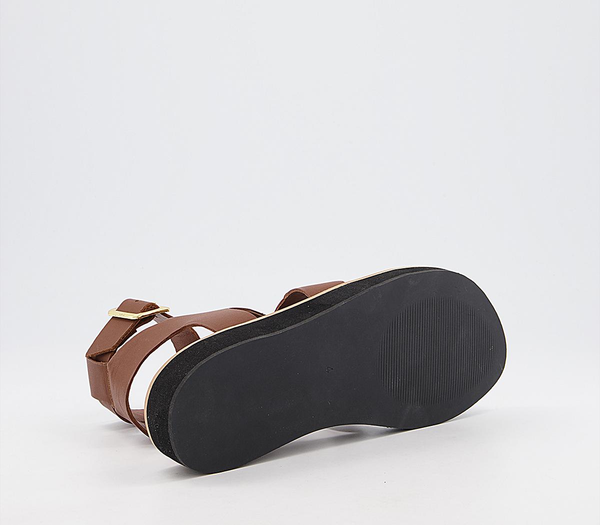 OFFICESavor Ankle Strap SandalsTan Leather