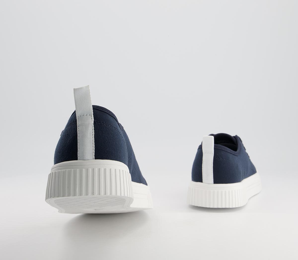 Office Carmelo Canvas Trainers Office Carmelo Canvas Trainers Navy Canvas