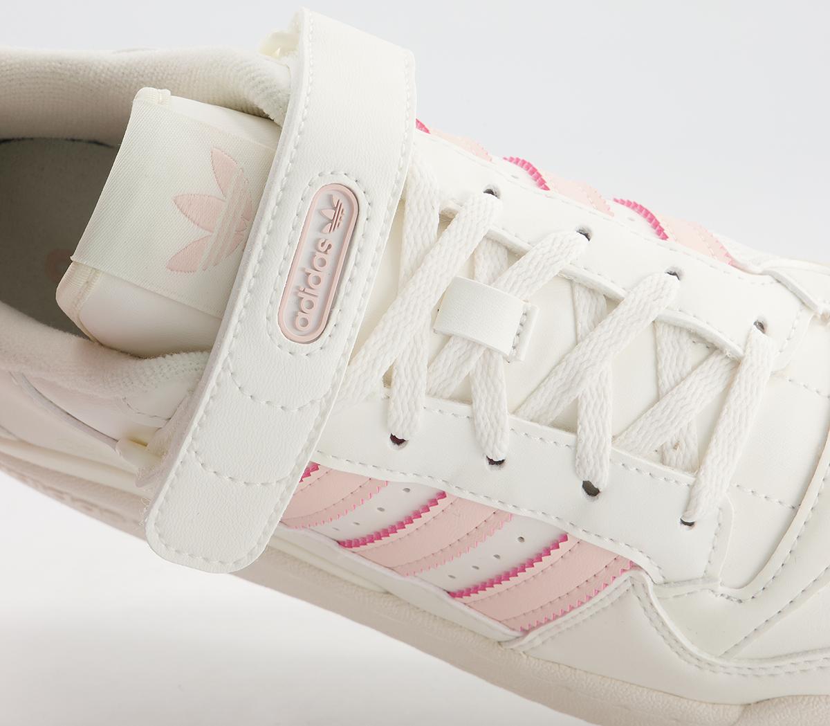 forum low trainers white cloud white icey pink