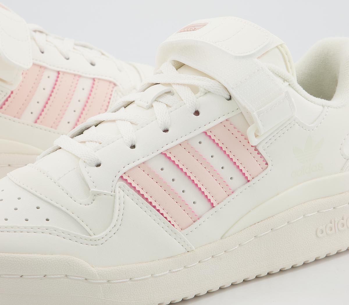 forum low trainers white cloud white icey pink