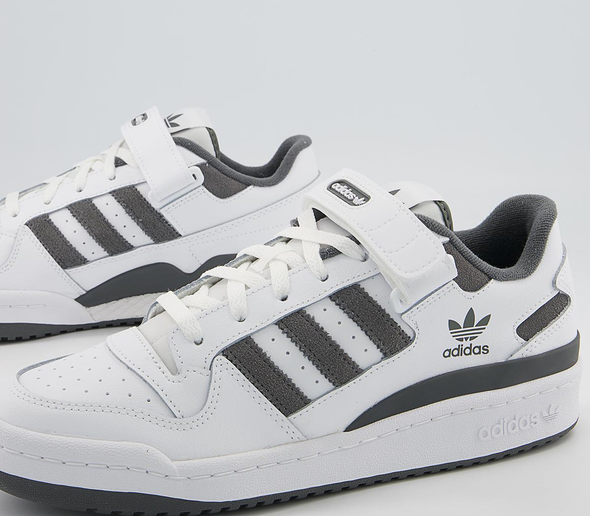 adidas Forum Low Trainers adidas Forum Low Trainers White Grey Four White