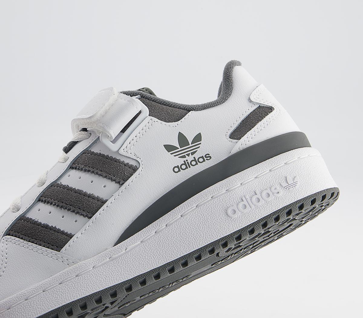adidas Forum Low Trainers adidas Forum Low Trainers White Grey Four White