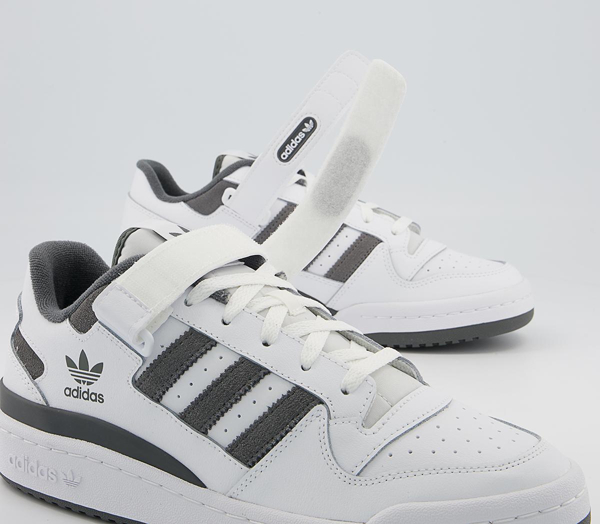 adidas Forum Low Trainers adidas Forum Low Trainers White Grey Four White